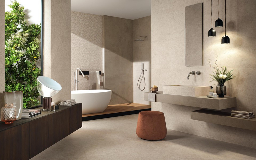 Boost Stone Ivory керамогранит Atlas Concorde 60x120