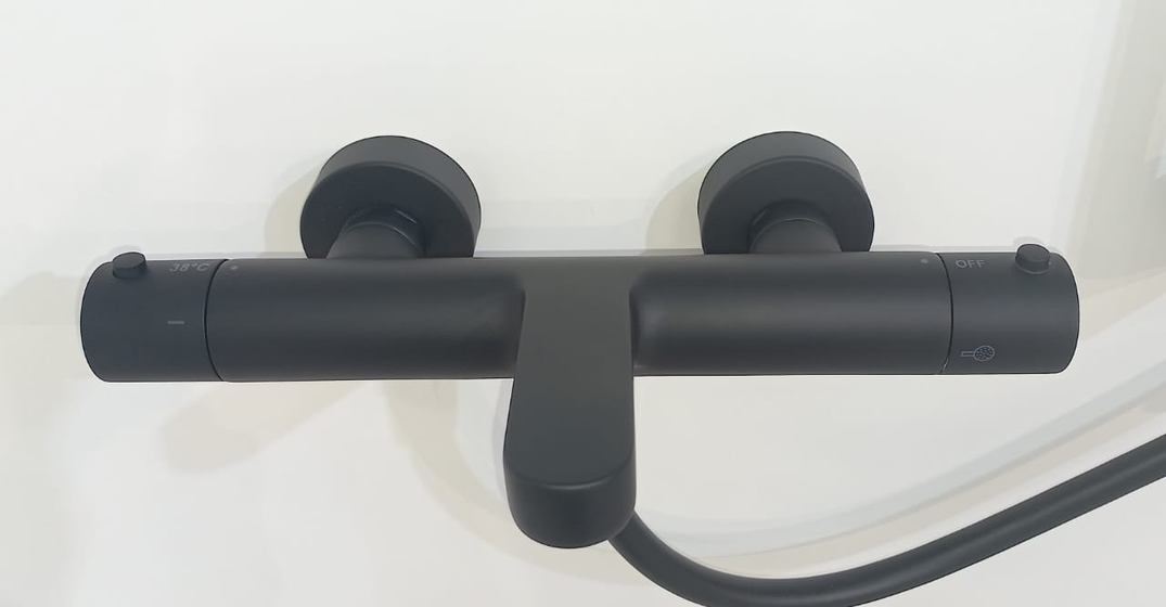 100345330 Noken Urban N Смеситель для ванны/душа термостат, черный