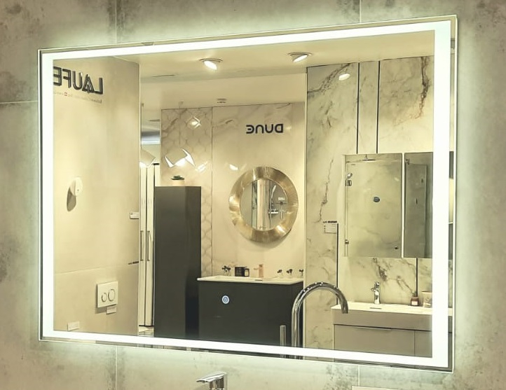 Зеркало Crocus 1000*700.213 Подсветкой SuperLed (холодной), подогревом и сенсорным выкл.(на касание)