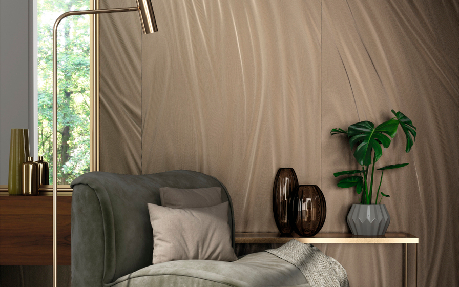 Luce Gold 6 mm керамогранит Maxfine 100х300