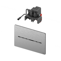 9240454 TECE Solid Панель смыва, металл, с бесконтактной активацией, питание от сети 12 В, сатин