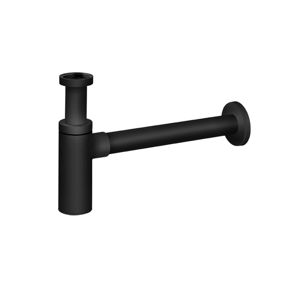 100318454 Noken Round Сифон бутылочный для раковины, черный