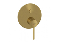 Встраиваемый смеситель для ванны/душа Kludi Bozz, брашированное золото, 38659N076