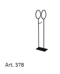 Напольный двойной полотенцедержатель Moon 22х12х83Н см, белый матовый BERTOCCI 147 0378 0200