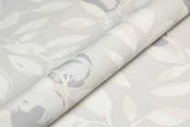 KM8501 Обои виниловые на флизелиновой основе Шафран мотив, серый, апельсины Kerama Marazzi