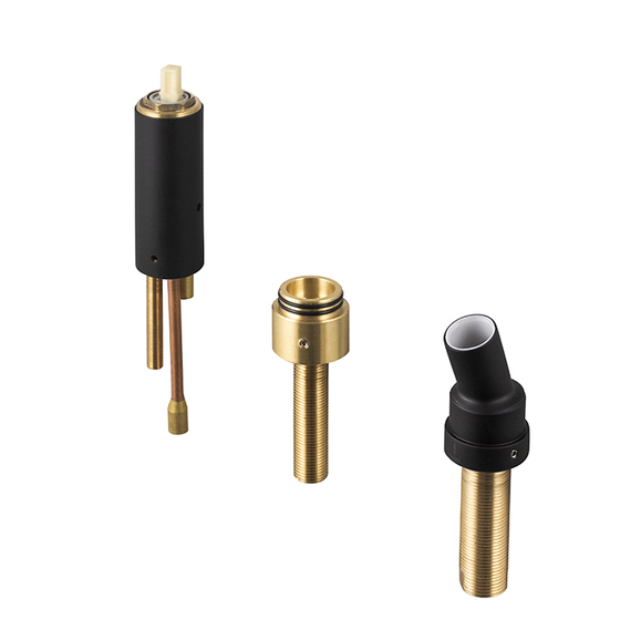 100271600 Внутренний корпус смесителя на борт ванны,черный