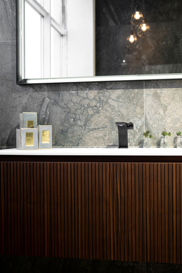 Комплект Brenta Fly 120 см (тумба 1 ящик, W10 шпон Dark walnut)