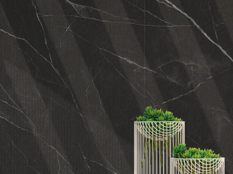 Calacatta Black Rain керамогранит 3.5 мм Laminam 120х300