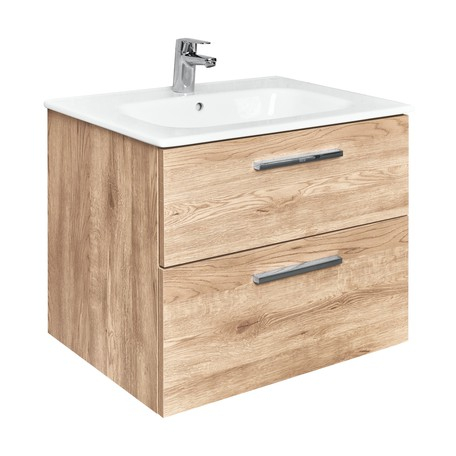 Тумба с раковиной Roca Victoria, орех, 60 см (A857468517+732799E000)