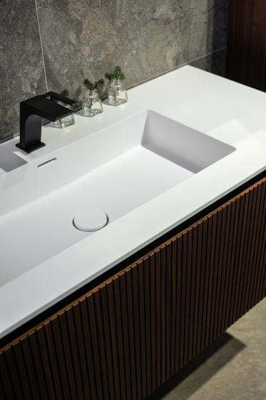 Комплект Brenta Fly 120 см (тумба 1 ящик, W10 шпон Dark walnut)