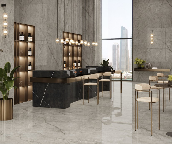 Marvel Meraviglia Silver Majestic Lapp.керамогранит Atlas Concorde 120х278