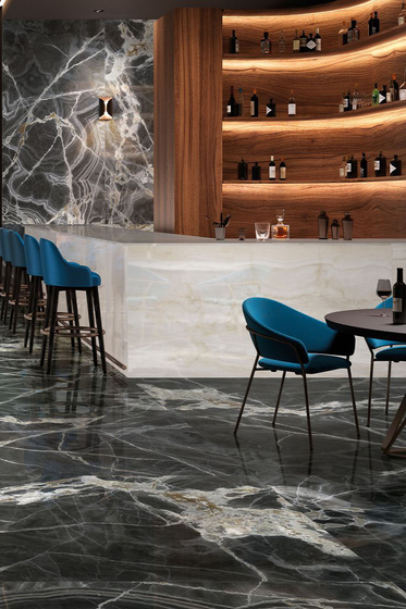 Black Onyx Luc. 6 mm керамогранит Maxfine 150х300