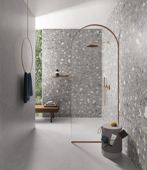 DE-Maxi Deco Grey  керамогранит Sant'Agostino 90x90