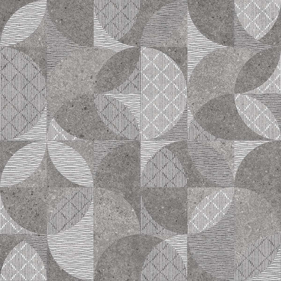 DL601020R Фондамента серый декорированный обрезной Kerama Marazzi 60x60