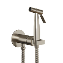 Гигиенический душ Paini Castello Round, встраиваемый, брашированный никель PVD, CAPW442R