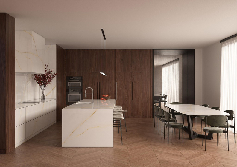 Calacatta Gold Lucidato Starlit керамогранит Laminam 120х300