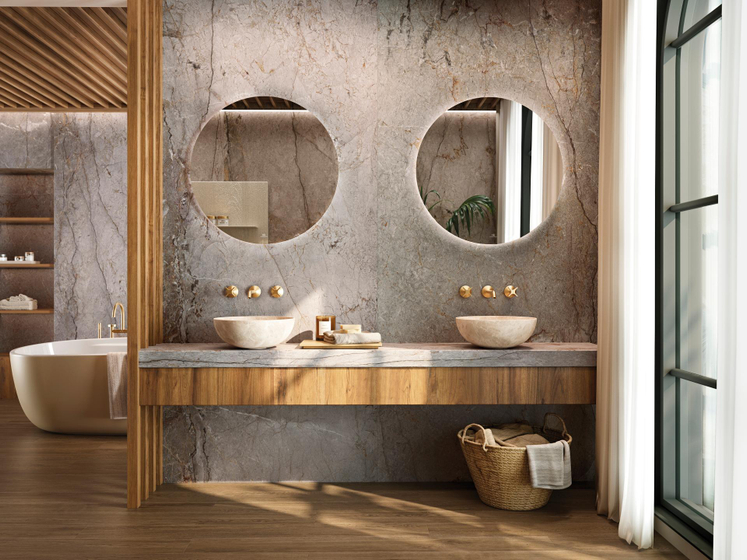 Astana Grey Polished 6mm керамогранит Xlight Urbatek 150х300