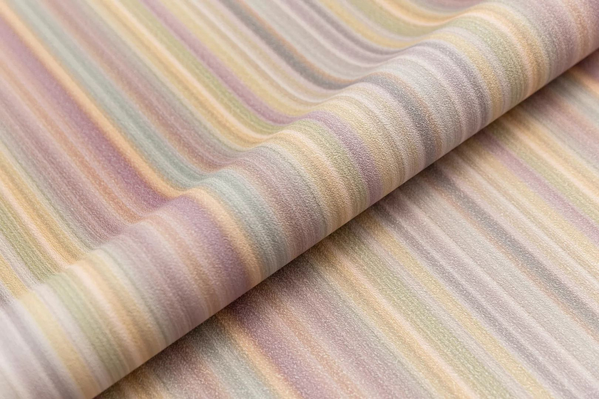 KM8315 Обои виниловые на флизелиновой основе Фреш мотив, разноцветный  полоса Kerama Marazzi