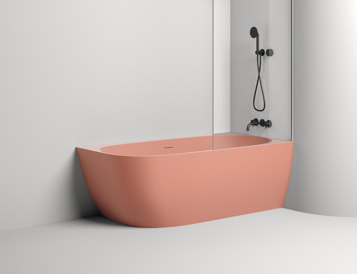 Ванна угловая Salini Sofia Corner Right, Solix, 1700х850х590,  RAL 2012 (Лососево-оранжевый), 102524MRF