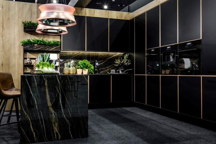 Noir Desir Lucidato 5.6 mm керамогранит Laminam 100х300