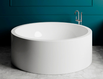 Ванна отдельностоящая Salini Isola, Sapirit, 2000x2000x710, круглая, белая матовая, 101111M