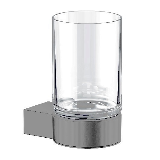 Стакан с держателем Keuco Plan Inox 14950 079000