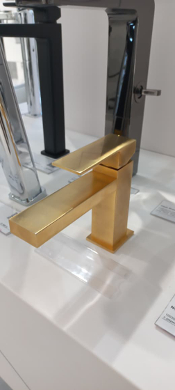 Смеситель Remer, матовое золото QD11BG