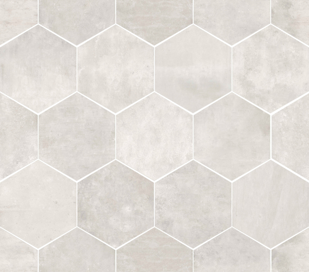 Hexag Amazonia Off White керамогранит ZYX 32x36.8