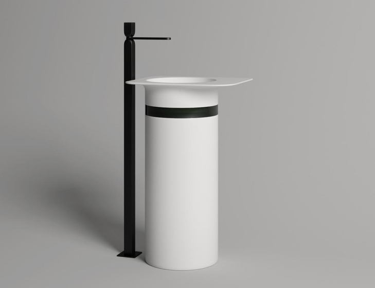 Раковина напольная Ninfea 01 Solix, 545х447х850 мм, белая, 130221M