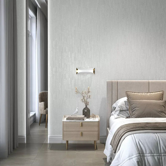 KM8201 Обои виниловые Ажур база универсальная, серый светлый Kerama Marazzi