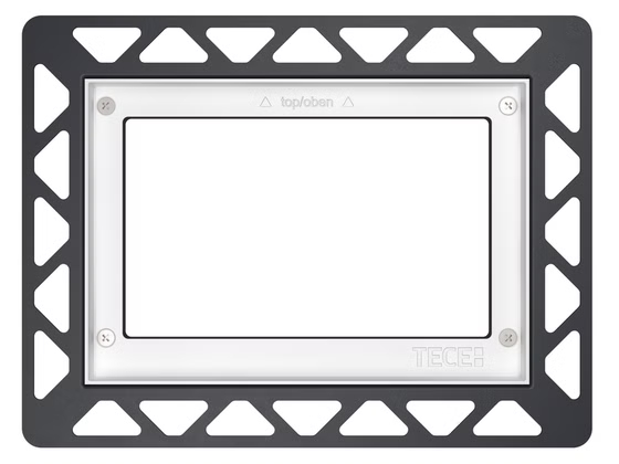 9240646 TECE Монтажная рамка для монтажа на уровне стены, пластик, цвет панели белый