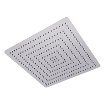 100090136 Noken Logic Верхний душ без шарового соединения, 40х40 см, хром