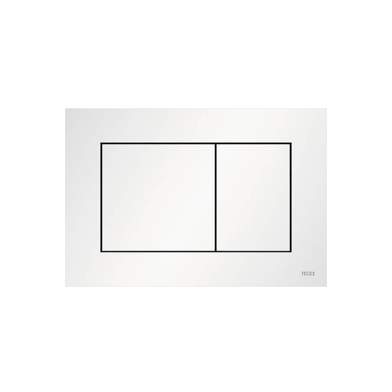 9240417 TECE Now Панель смыва для системы двойного смыва, материал пластик, цвет панели белый матовый