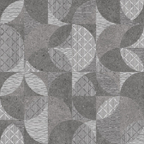 DL601420R  Фондамента темный декорированный обрезной Kerama Marazzi 60x60
