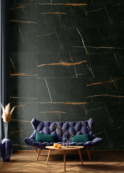 Люссо Неро LLR Легкое лаппатирование 60x120