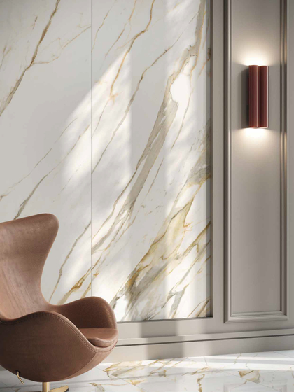 Stellaris Calacatta Gold керамогранит Italon 120х278