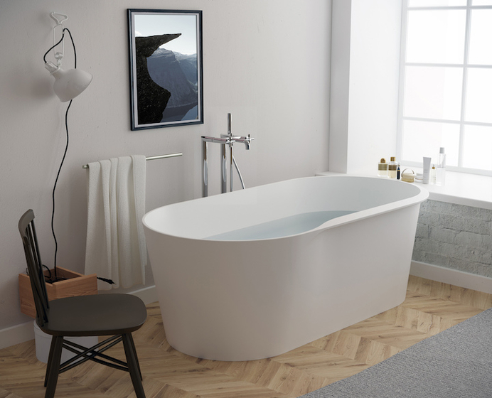 Ванна Roca RAINA 1590х790х590 stonex белая 7248466000