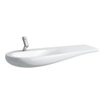 Раковина подвесная Laufen Alessi One, 120x50 см, чаша слева, LCC, белая 8.1497.3.400.104.1