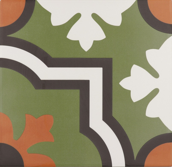 Rivoli Monaco Verde керамогранит Equipe 20x20