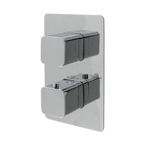 100140107 Noken Lounge Наружная часть термостатического смесителя, хром