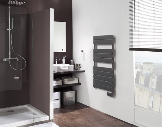 Полотенцесушитель Atlantic Adelis Anthracite, 500W, 998х556х115, тен правый, антрацит 002240