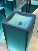 Раковина Antonio Lupi Aura, напольная (500x450x850 мм), Icemood, цвет Ceruleo, с LED (AURAW)