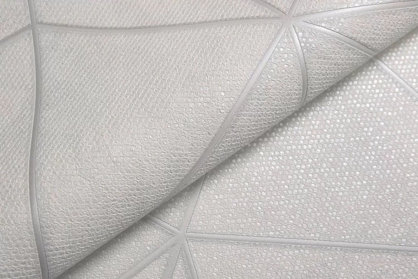 KM5601 Обои виниловые Кутюр мотив, серый светлый KERAMA MARAZZI