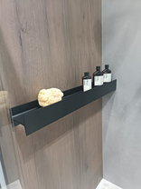 Полка Antonio Lupi Litteramuta L= 900 мм, с нижней LED подсветкой, Nero (LEMUD11190 6)