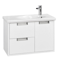 Тумба с раковиной Roca Etna 80 см, белый глянец (7857301806 + 732700A000)