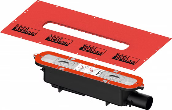 Сифон TECEdrainprofile "стандартный" DN50, боковой слив 0.8 л/с 673002