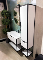 Пенал Burgbad Vry 174x36x34 см, Белый матовый F6019, левый, SGWN035L