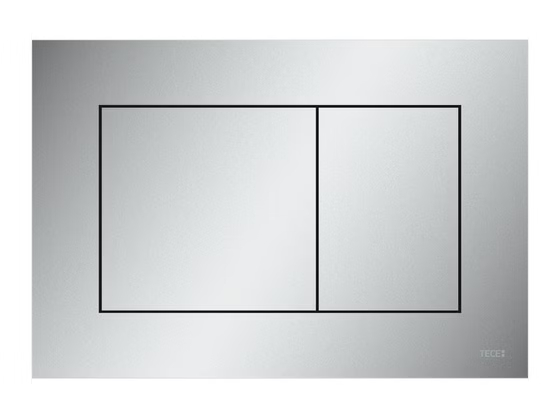 9240402 TECE Now Панель смыва для системы двойного смыва, материал пластик, цвет панели хром матовый