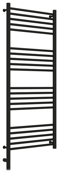 Полотенцесушитель Богема 3.0 1200х500 прямой, тэн левый, Черный матовый, 31-5804-1250