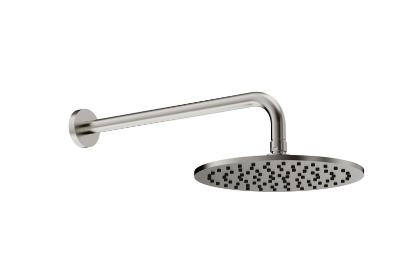 Верхний душ с кронштейном JTP Rod Brushed Nickel, Ø - 250 мм, WJ 8004A-8051 BN